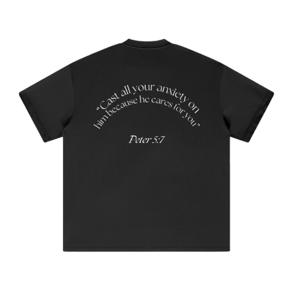 Peter 5:7 - Christian T-Shirt